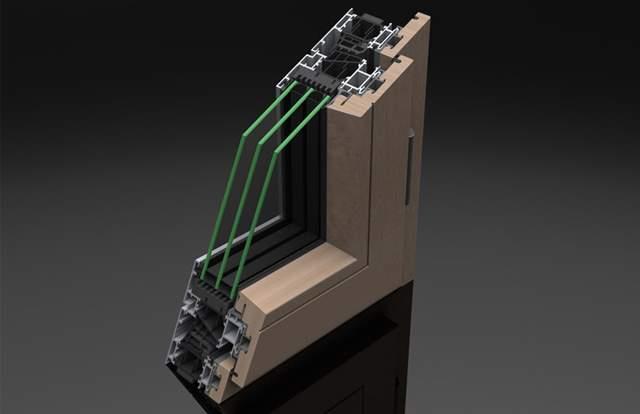 Serramenti in alluminio/legno